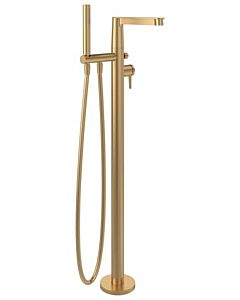 Villeroy und Boch Conum single lever bath mixer TVT12700400076 stand assembly, brushed gold