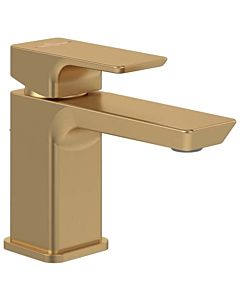 Villeroy und Boch Subway 3. 1930 single lever basin mixer TVW11200100076 with pop-up waste set, brushed gold