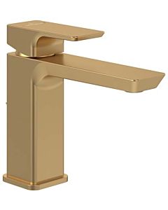 Villeroy und Boch Subway 3. 1930 single lever basin mixer TVW11200200076 with pop-up waste set, brushed gold
