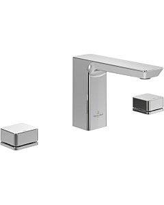 Villeroy und Boch Subway 3. 1930 three-hole basin mixer TVW11200500061 fixed spout, without pop-up waste, chrome