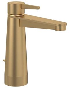 Villeroy und Boch Conum single lever basin mixer TVW12700300076 with pop-up waste set, brushed gold
