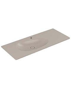 Villeroy & Boch Antao vanity washbasin 1200x500mm square 4A77LBAM BP left 1HL. with reduced ÜL. Almond cplus