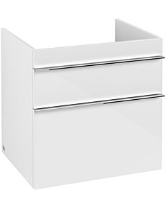 Villeroy und Boch Venticello vanity unit A92401DH 60.3 x 59 x 50.2 cm, chrome handle, Glossy White