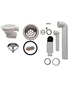 Villeroy und Boch drain fitting 82700061 with manual actuation, chrome-plated