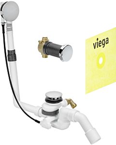Viega Multiplex Trio waste / overflow set 672027 6145.4 DN 40 / 50x540mm, chrome-plated