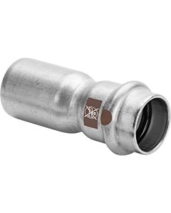 Viega Temponox reducer 809362 22 x 18 mm, steel, rustproof, spigot end, SC-Contur