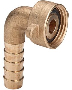 Viega hose fitting 107949 2000 /2&quot; x G 3/4, brass, flat sealing, angled