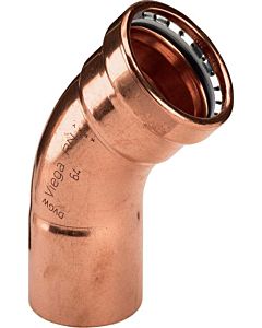 Viega Profipress XL elbow 577773 64 mm, 45 °, copper, SC-Contur, spigot end