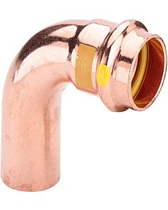 Viega Profipress G elbow 345563 28 mm, 90°, copper, SC-Contur, spigot