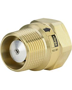 Viega gas flow switch 2000 &quot; DN 25 2.5m² 4.0m² 6.0m² Type K gas heater DVGW, brass, independent of position