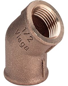 arc Viega 320645 Rp 3/4, 45 degrés, bronze à canon