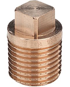 Viega red brass plug 3/8 &quot;R 3/8, red brass, square