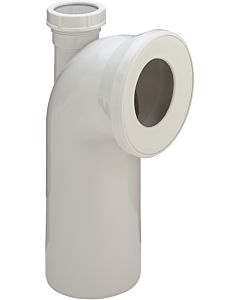 Viega WC-Anschlussbogen 3811.1 90 Grad, weiss, DN 100, zusätzlicher Anschluss