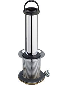 Viega standpipe valve 122454 G 2000 2000 / 2x70x70x120mm, chrome-plated brass, with rubber cone