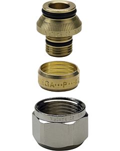 Viega Raxofix screw 647902 16xG 3/4, nickel plated brass