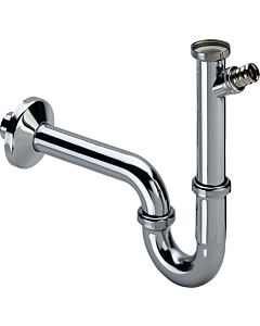 Viega plus siphon 445577 G 2000 2000 / 4, chrome-plated brass, with G 3/4 hose 2000 2000