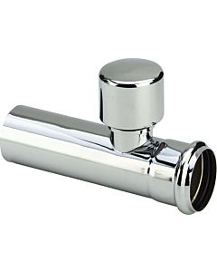 Viega extension pipe 115524 DN 32x125mm, chrome-plated brass, with socket, O-ring, pipe aerator