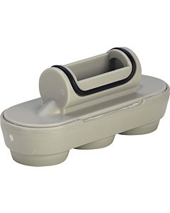 Viega inlet insert Multiplex Trio bathtub Strahlregler 351076 bath inlet, gray plastic