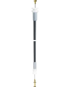 Viega Câble Bowden 135027 540 mm, plastique noir, corde en acier inoxydable, pour cuves normales