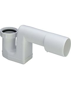 Viega odor trap 102326 G 2000 2000 / 2xDN 40/50, plastic white, with horizontal outlet