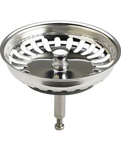 Viega sieve insert 680695 Ø 82 mm, stainless steel, for sinks with Bowden cable mechanism