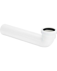 Viega bend 667375 DN 40x40x245mm, 90 degrees, plastic white, flexible, with seal
