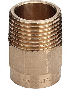Viega transition nipple 22 mm x 2000 / 2 &quot;AG, red brass