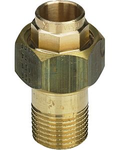 Viega tube fitting 109080 22 mm x R 2000 , gunmetal/silicon bronze, conical sealing