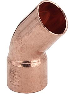 Viega bend 101336 28 mm, 45 degrees, spigot end, copper