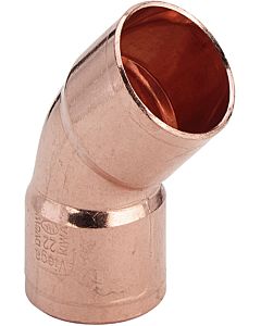 Viega bend 100704 22 mm, 45 degrees, copper