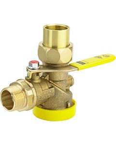 Viega gas meter ball valve 526283 R/Rp 2000 , brass, corner, for single-pipe gas meter