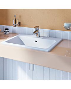 Vitra S20 built-in washbasin 5465B003-0001 55 x 45 cm, white, overflow / tap hole in the middle