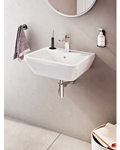 Vitra Integra lavabo 7048L003-0001 50 x 43 cm, blanc , avec trop-plein / trou pour robinetterie au milieu