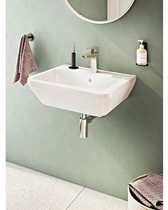 Vitra Integra lavabo 7049L003-0001 55 x 45 cm, blanc , avec trop-plein / trou pour robinetterie au milieu
