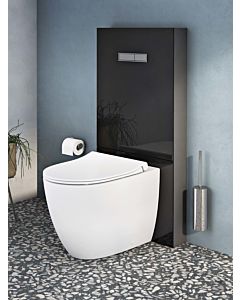 Vitra Vitrus floor-standing cistern 770-1761-01 glass front black, 3/6 l, for floor-standing WC , without tap