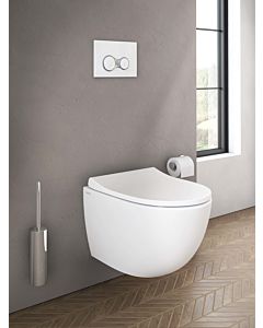 VitrA Sento flush 2.0 Wand WC 7747B0030075  weiß, 36x49,5cm, 3/6 l, ohne Spülrand, Tiefspüler