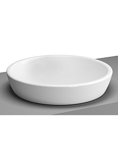Vitra Metropole Aufsatz-Waschtisch 5940B003-0016 weiß, ohne Überlauf, 44,5cm, rund, ohne Hahnloch