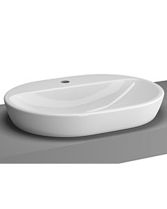 Vitra Metropole Aufsatz-Waschtisch 5943B003-0041 59,5x44,5cm, oval, mit Hahnloch, weiß, ohne Überlauf