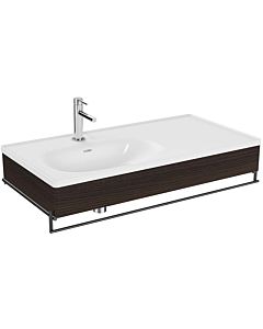 Vitra Equal set de lavabo pour meuble 64089 102,5x52cm, avec lavabo pour meuble asymétrique, blanc VC, avec panneau en bois d&#39;orme