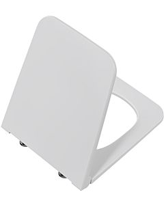 Vitra Equal WC asseoir 119-003R009 39.4x47.3cm, charnières en acier inoxydable, match1, avec blanc en blanc