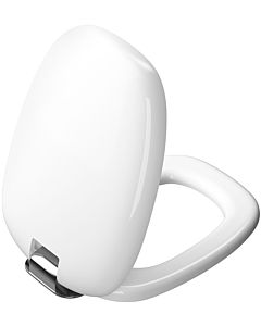Vitra plural WC seat 126-003-009 white high gloss / chrome, with soft close, quick release