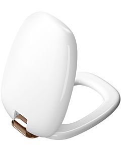 Vitra plural WC 126-003-029 white high gloss / copper, with soft close, quick release