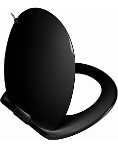 Vitra Istanbul WC seat 166-070-109 black, without LED seat lighting, with soft close, hinges plastic