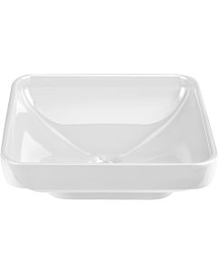 Vitra Water Jewels washbasin 4441B003-1361 36x36 / 38.5x38.5cm, without overflow / tap hole, white high gloss