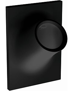 Vitra Istanbul urinal 4517B070-5300 black, battery operated, inlet from the rear, without cover