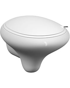 Vitra Istanbul wall-mounted, WC -flushing- WC 4518B403-0090 white VC, 3/6 I, without flushing rim, bidet function, with concealed fixing