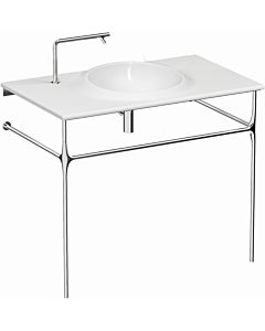 Vitra Istanbul washstand 4519B403-6141 60x100cm, without overflow / 1 tap hole, white VC