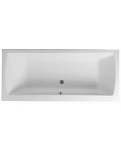 Vitra Integra Badewanne 52540001000 180 x 80 cm, weiß, Einbauversion, Ablauf mittig
