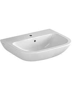 Vitra S20 lavabo 5502L003-0001 55 x 44 cm, blanc , trop-plein / trou pour robinet au milieu