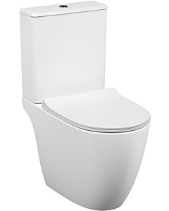 Vitra Sento stand WC 5988B003-0075 36x65x40cm, 3/6 I, sans bord affleurant, blanc haute brillance